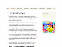 helium-kaufen.com Webseite Vorschau