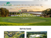 golfislacanela.com Webseite Vorschau