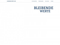 bleibende-werte.com Webseite Vorschau
