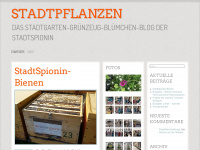 stadtpflanzen.org Webseite Vorschau