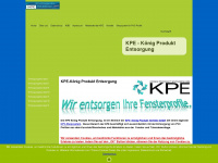 kpe-entsorgung.de Webseite Vorschau