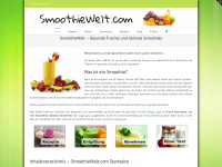 smoothiewelt.com Webseite Vorschau