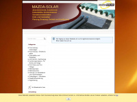 mazda-solar.com Webseite Vorschau