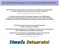 simplyintegrate.de Webseite Vorschau