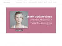 rosacea-blog.de Webseite Vorschau