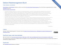 debian-paketmanagement.de Webseite Vorschau