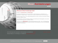 moser-kernbohrungen.ch Webseite Vorschau