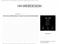 hh-webdesign.de Webseite Vorschau