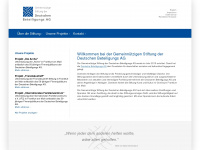 dbag-stiftung.de Webseite Vorschau