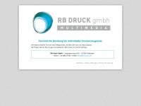 rb-druck.com Webseite Vorschau