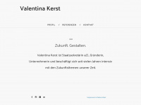 valentina-kerst.de Webseite Vorschau