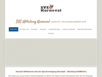 sve-karneval.de Webseite Vorschau