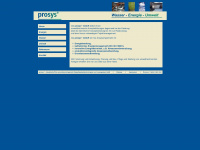 prosys-bremen.de Webseite Vorschau