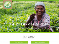 fair-tea.com Webseite Vorschau