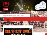feuerwehr-eyrs.com Webseite Vorschau
