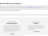equippers.ch Webseite Vorschau