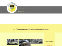 taxi-klaus-schäfer.de Webseite Vorschau
