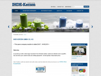 ihde-kerzen.com Webseite Vorschau