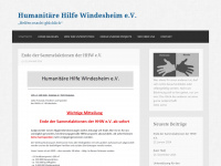 humanitaere-hilfe-windesheim.de Webseite Vorschau
