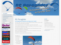 rc-paraglider.eu Webseite Vorschau