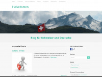 helvetismen.ch Webseite Vorschau