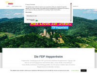 fdp-heppenheim.org Webseite Vorschau
