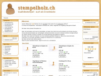 stempelholz.ch Webseite Vorschau