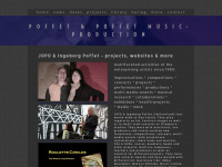poffetmusic.ch Webseite Vorschau