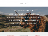 fricktaler-highland-games.ch Webseite Vorschau