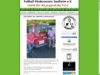fussball-foerderverein-saulheim.de Webseite Vorschau