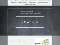 palatinum-handel.de Webseite Vorschau