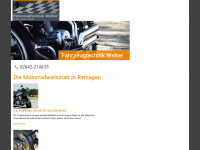 motorrad-welter.de Webseite Vorschau