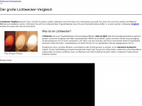 lichtwecker-info.de Webseite Vorschau