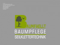 baumfaellt.com Webseite Vorschau