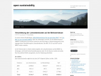 opensustainability.wordpress.com Webseite Vorschau