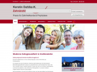 zahnarztpraxis-grossenwiehe.de Webseite Vorschau