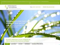zahn-hanau.de Webseite Vorschau