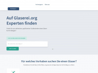 glaserei.org Webseite Vorschau