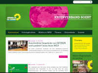 gruene-kv-soest.de Webseite Vorschau