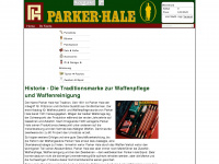 parker-hale.de Webseite Vorschau