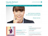 claudia-marbach.de Webseite Vorschau