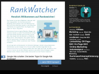 rankwatcher.de Webseite Vorschau