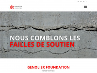 genolier-foundation.org Webseite Vorschau