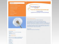 psychotherapie-gessner.de Webseite Vorschau