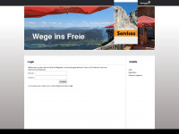 alpenverein-services.at Webseite Vorschau