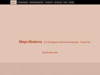 praxis-zhukova.de Webseite Vorschau