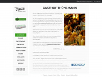 gasthof-thünemann.de Webseite Vorschau