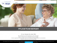 pflegeteam-berger.com Webseite Vorschau