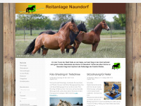 reitanlage-naundorf.de Webseite Vorschau