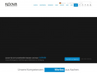 kloecker.ac Webseite Vorschau
